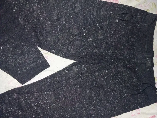 Calça de renda legging da caos