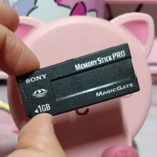cartão sony memory stick pro 1 giga