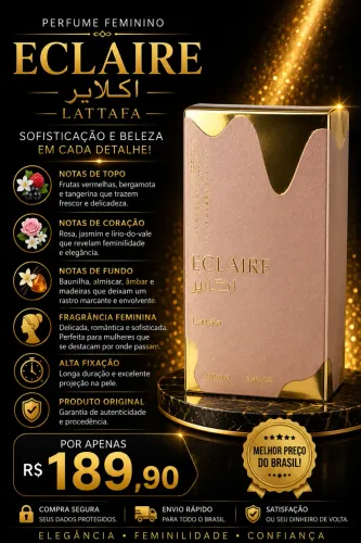 Lattafa Eclaire 100ml , feminino , Original 