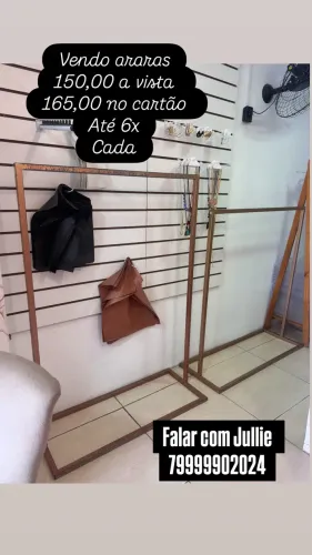 Araras para loja