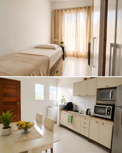 QUARTO PARA ALUGAR EM APARTAMENTO MOBILIADO - SÃO JOSÉ/SC