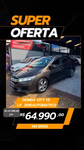 Honda City Sedan LX 1.5 Flex 16V 4P Aut. 2015
