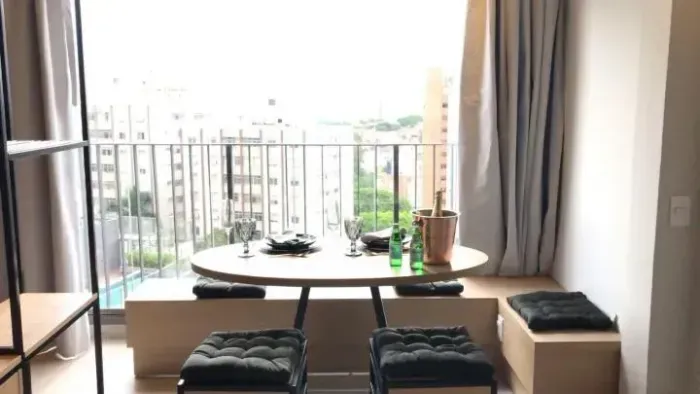 APARTAMENTO MOBILIADO 37 metros LOCAÇÃO 1 VAGA - YOU HARMONIA VILA MADALENA Sumarezinho -