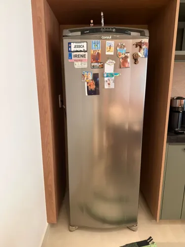 Geladeira inox