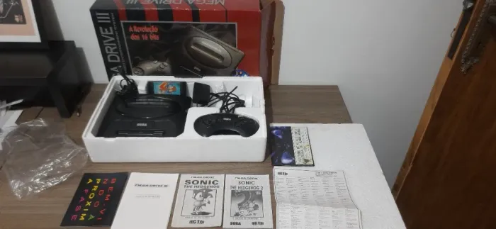Mega Drive 3 Original Tectoy Completo na Caixa