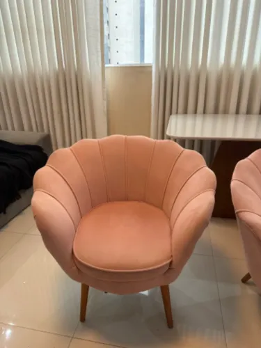  2 Poltronas rosa belíssimas 