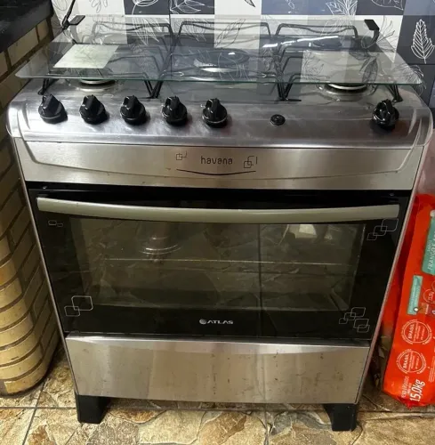 Fogão inox 5 bocas
