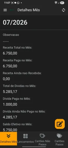 Rota Financeira Controle Financeiro Pessoal
