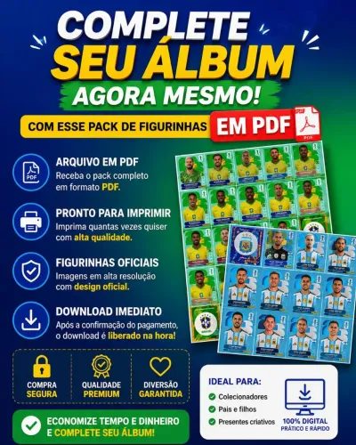 Figurinhas da Copa do Mundo 2026 - PDF (prontas para imprimir)