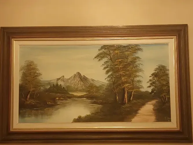 Quadro Moldura Madeira - USADO