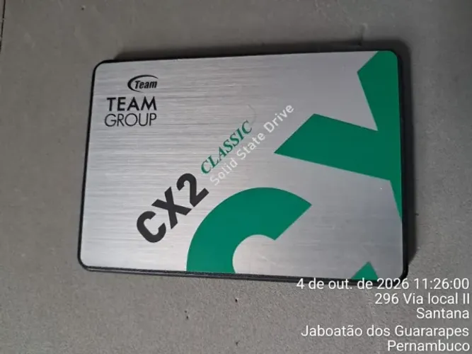SSD Team Group CX2 512GB SATA III 2.5? - Pouco uso