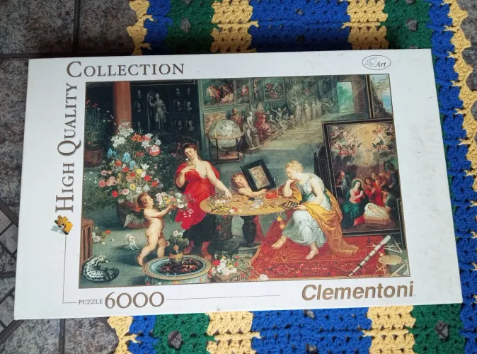 Quebra-cabeça Clementoni 6000 Peças - Raro<br>