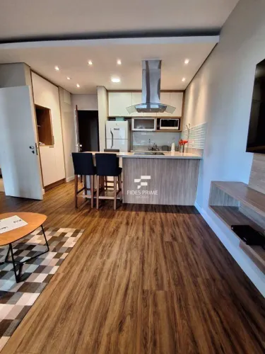Flat com 1 dormitório para alugar, 58 m² por R$ 5.000/mês - Alphaville Industrial - Baruer