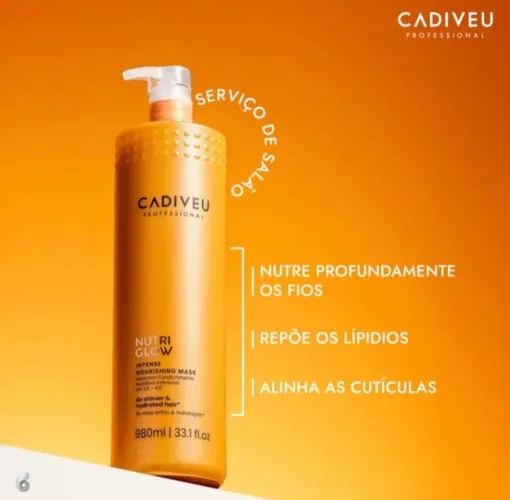 Cera Nutritiva Nutri Glow Cadiveu 980ml