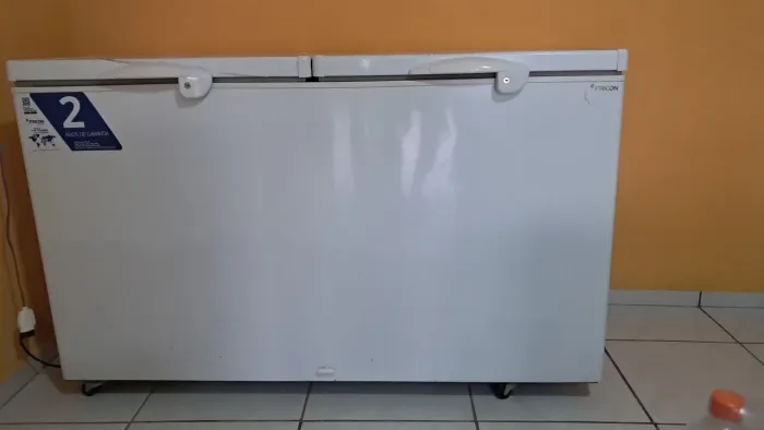 Freezer horizontal fricon 503l semi novo