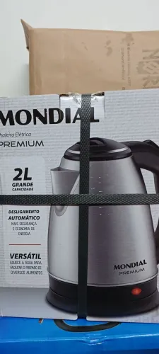 Chaleira elétricaa mondial 127v.nova na caixa