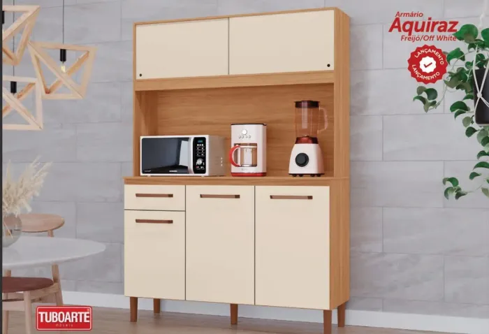 Armário de cozinha 100% MDF