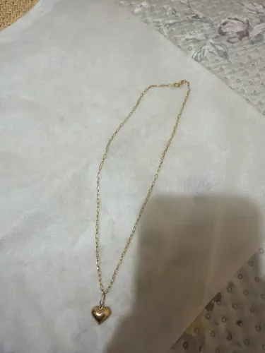Cordão de Ouro com pingente de coração