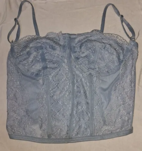 Vendo corset shein azul bebê