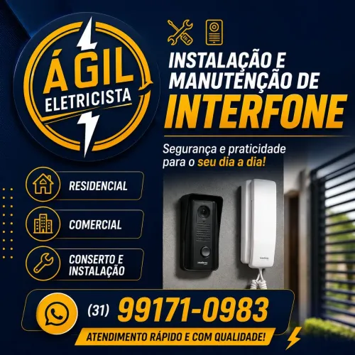 Instalação interfone/ Acesso facial