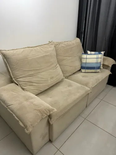 Sofá 3 lugares, Retrátil e Reclinável, 210cm