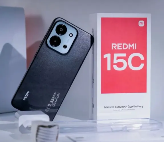 Smartphone Novo - Lacrado - Lançamento - Xiaomi - Linha Redmi - 15C - Preto - 256/8