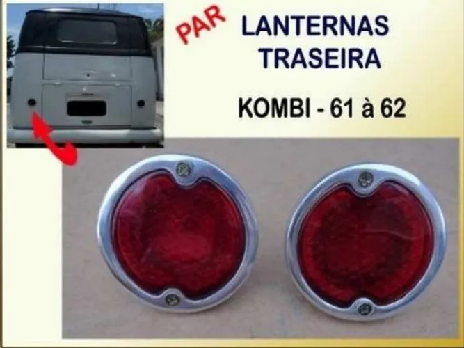 Lanterna Traseira Kombi 61 à 62 - Par