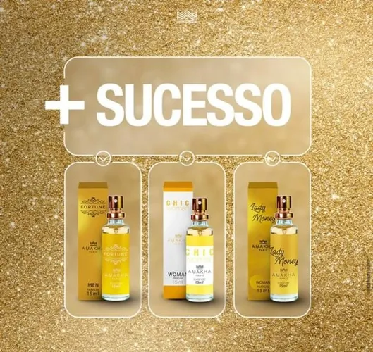 Perfumes Amakha Paris, que combina sofisticação e elegância em cada frasco!