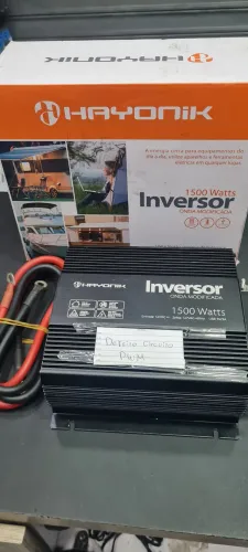Inversor hayonik 1500w 24v pra 110v Com Defeito Pra Conserto Peças 