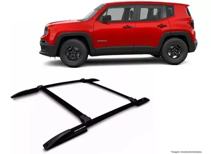 Rack Teto Bagageiro Jeep Renegade - Projecar