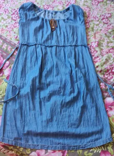 Vestido jeans para gestante - Ipatinga 