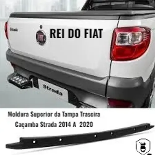 Moldura superior da tampa traseira Strada 2014/2020