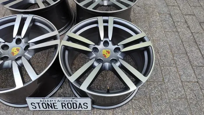 Rodas Porsche Cayenne aro 19" 5x130 (duas talas)