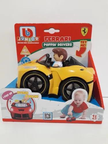 Brinquedo Mini La Ferrari Poppin drivers