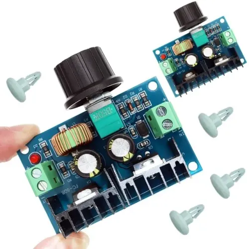 Step Down Buck Converter Power Supply, XL4016 PWM ajustável, 4-40V a 1.25-36V Step-Down Mó