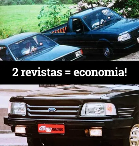 Ford Pampa 1.8 e 1.8 S - Kit 2 revistas Quatro Rodas