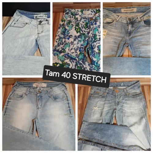 Calça Jeans Tam 40 Stretch