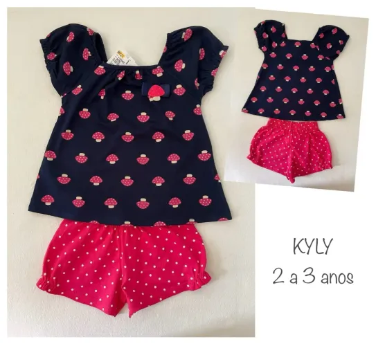 Conjunto Kyly - Novo - 3 anos