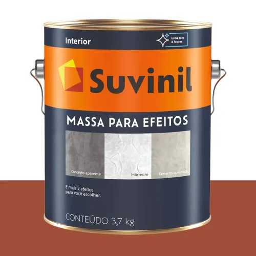 Massa para Efeito Mármore Suvinil Terracota 2,88 L