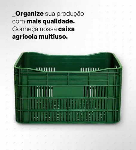 Caixas plásticas NOVAS  organizadoras hortifruti pretas e verdes a