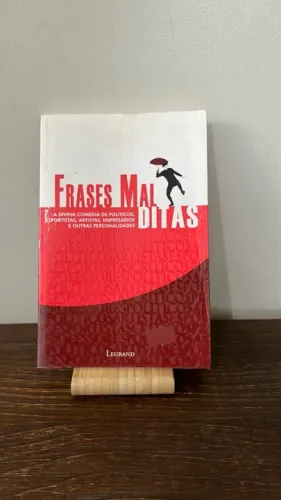 livro frases mal ditas - pensamentos