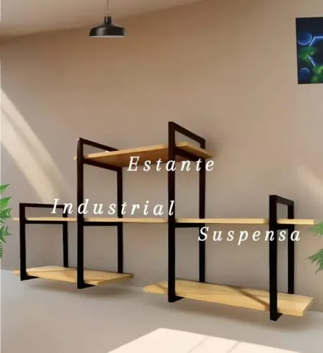 Estante Industrial Suspensa Multiuso 