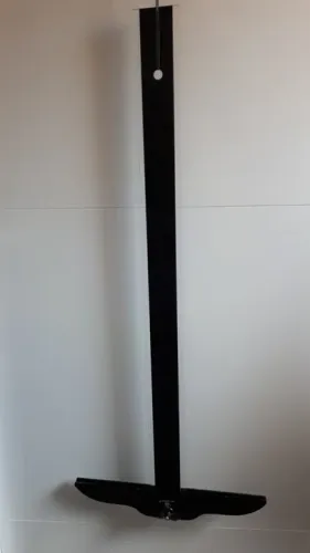 Régua T Fenólica Cabeçote Móvel Borda Acrílica 80cm
