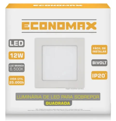 Luminária 12w Sobrepor Bivolt