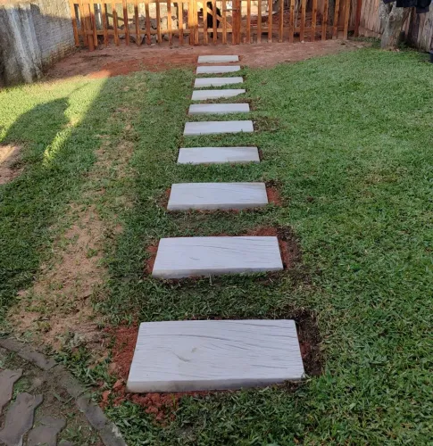 Pedras para Jardim - Pisantes de Concreto - Passo a Passo
