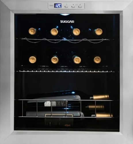 Adega Climatizada Suggar Lyon 13 Garrafas Ad15 Cor Inox