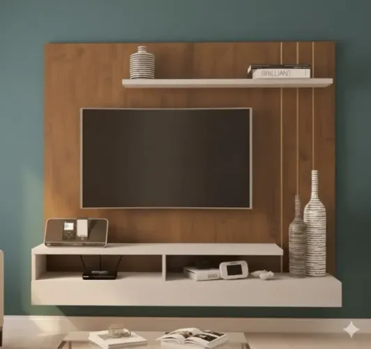 Painel Zeus Canela/Off White  (A PRONTA ENTREGA)