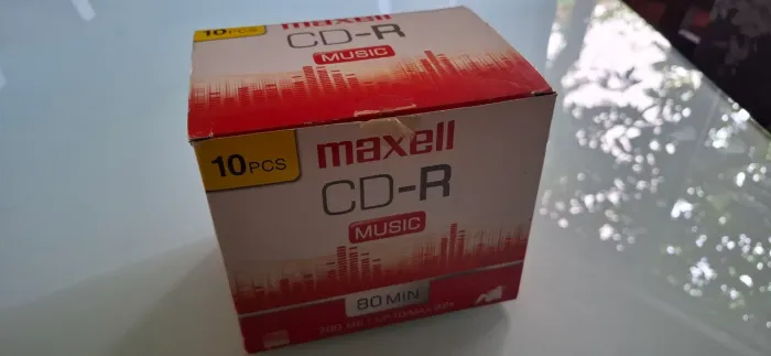 Pack de 10 CDs Maxell CD-R Audio/Music