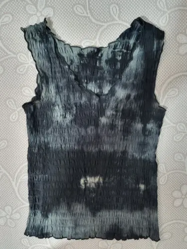 Blusa Tie Dye Cinza e Preta
