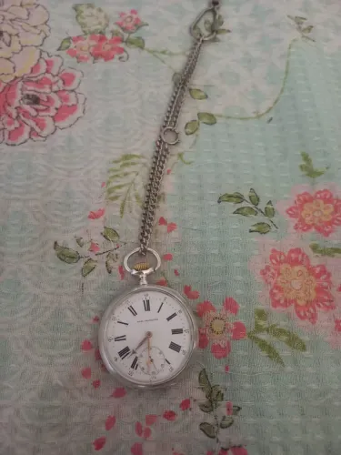 Relógio De Bolso Omega Nova Brasileira